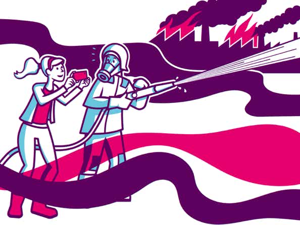 Illustratie journalistiek NLPO